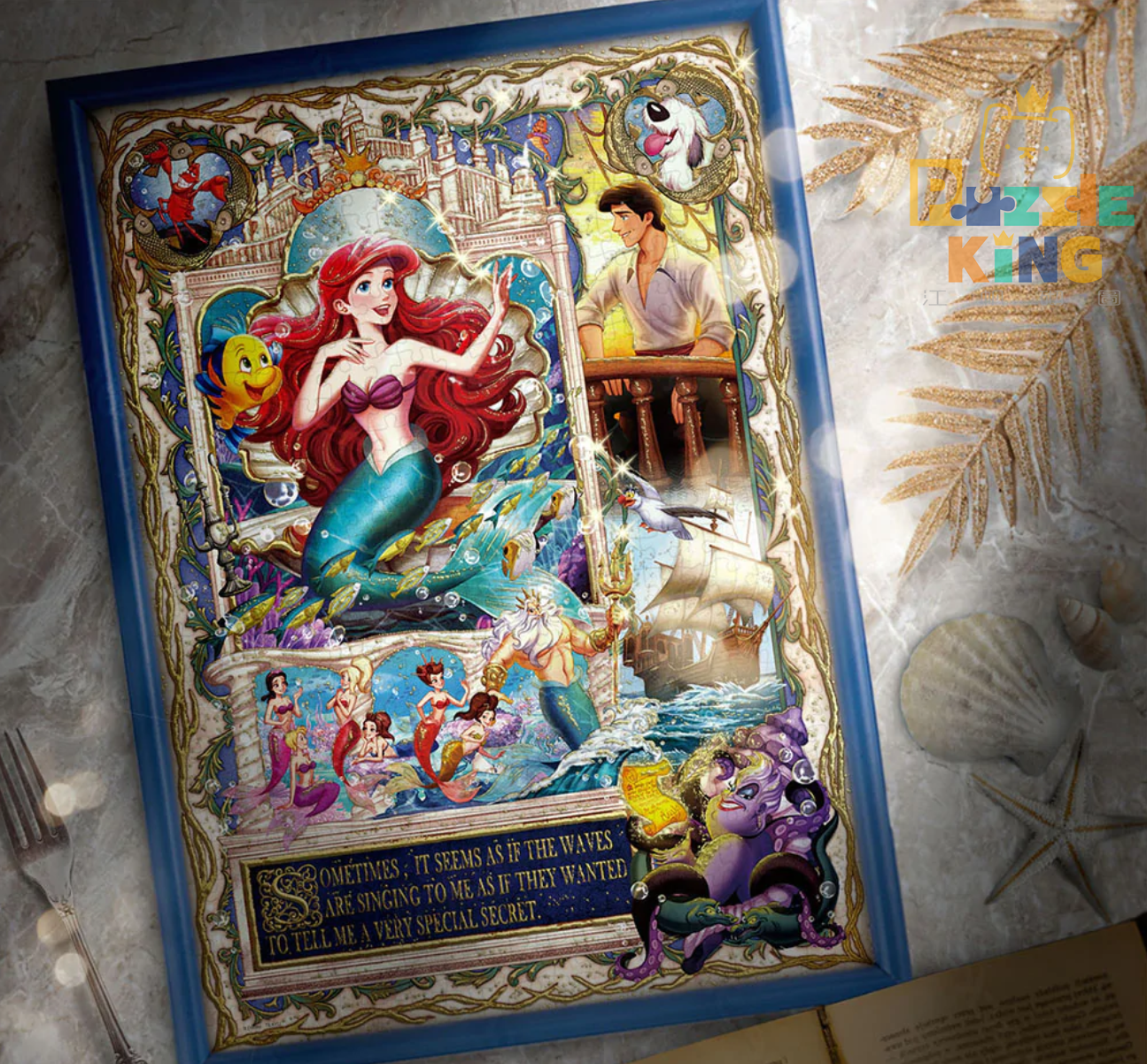 小美人魚-小美人魚在愛情中的願望 (鍍金風格)