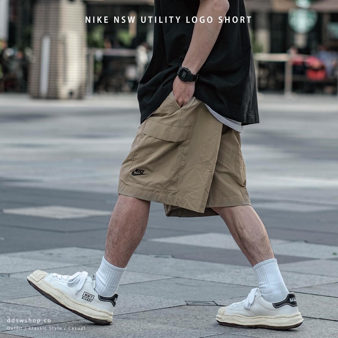 "現貨" Nike NSW Shorts 短褲 多口袋 工裝短褲 訓練短褲 卡其色 DM6616-247