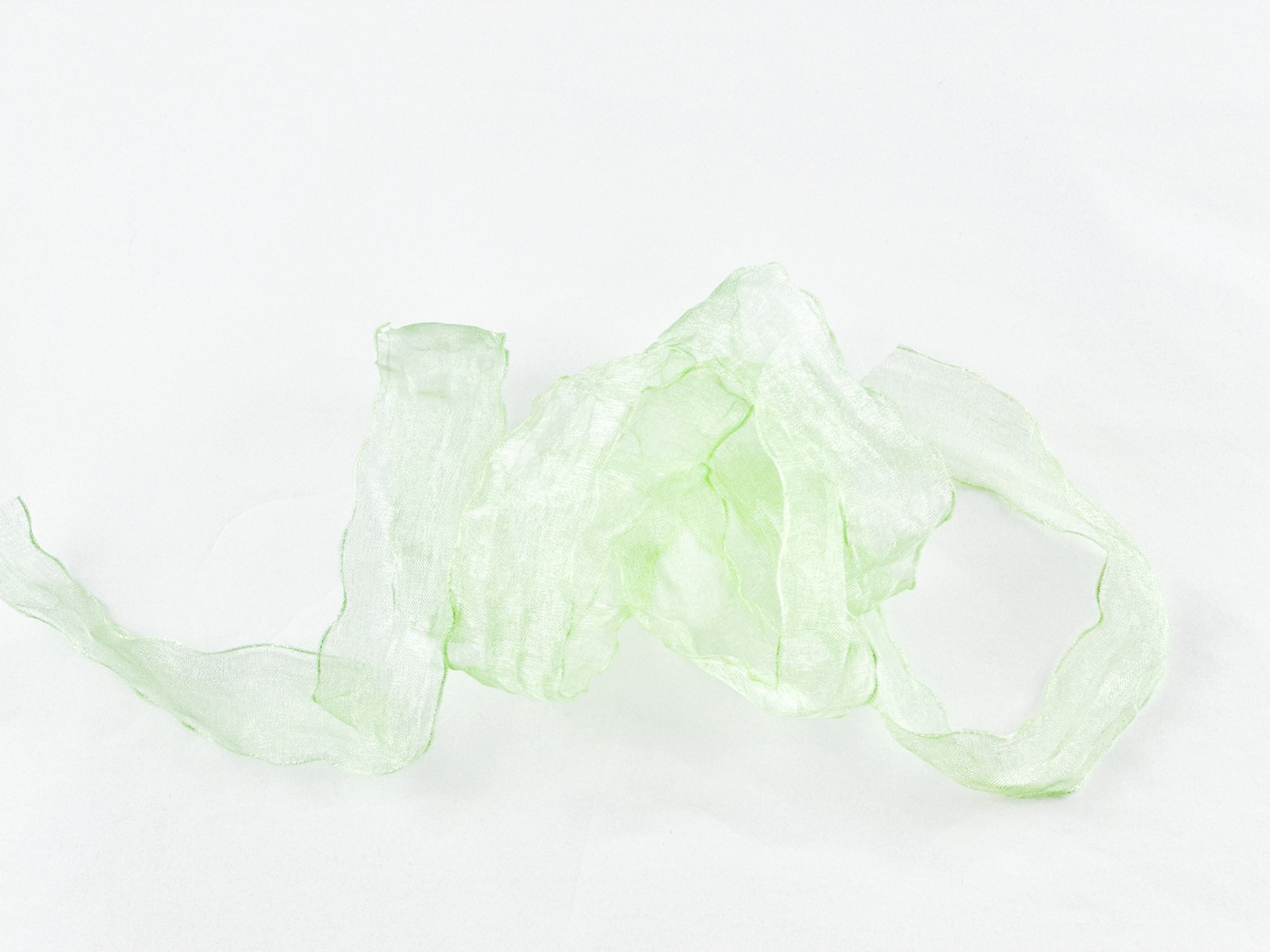 捲邊薄光網紗 80碼/日本限定色 初芽若綠色/Outlet