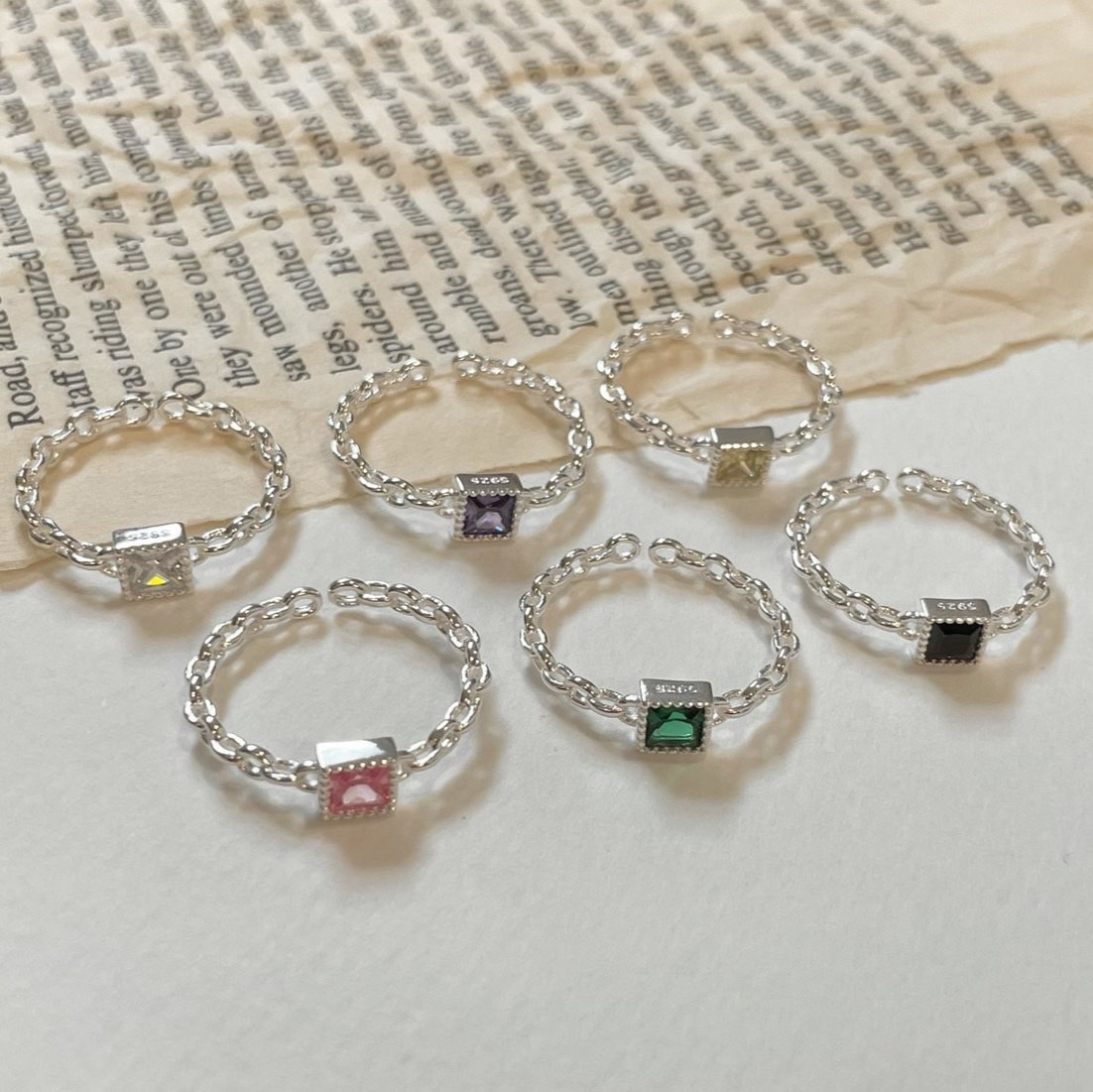 925 silver-Aurora Ring