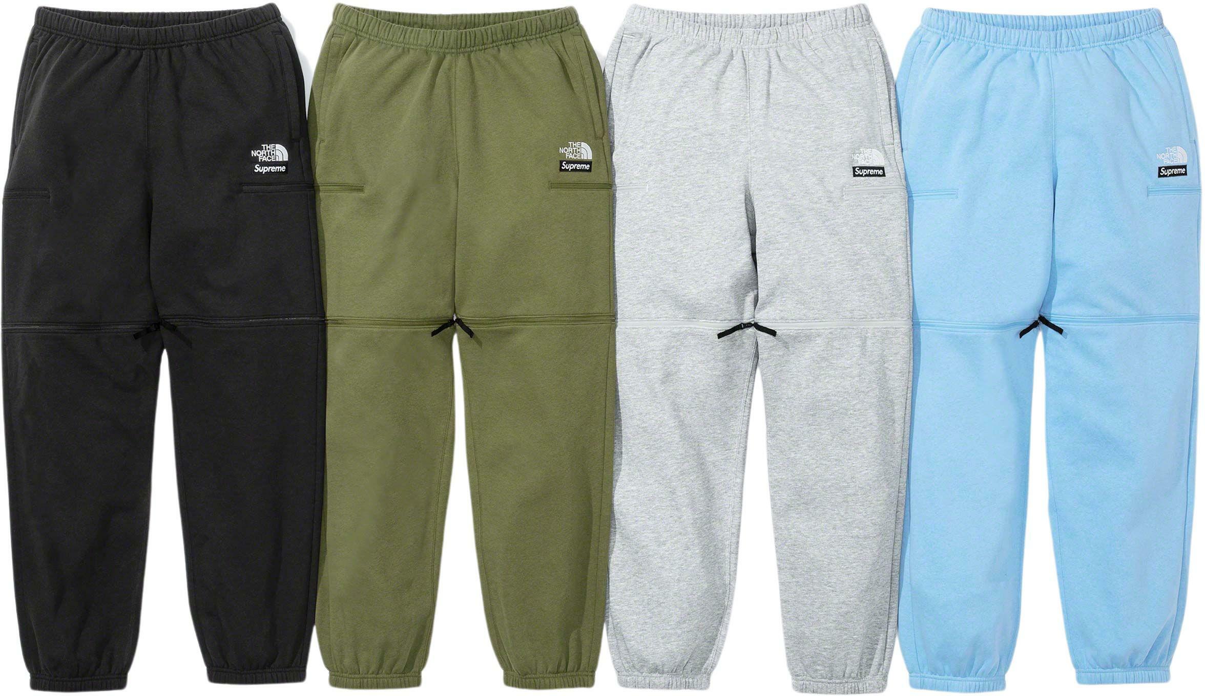 Supreme®/The North Face® Convertible Sweatpant (4Colors