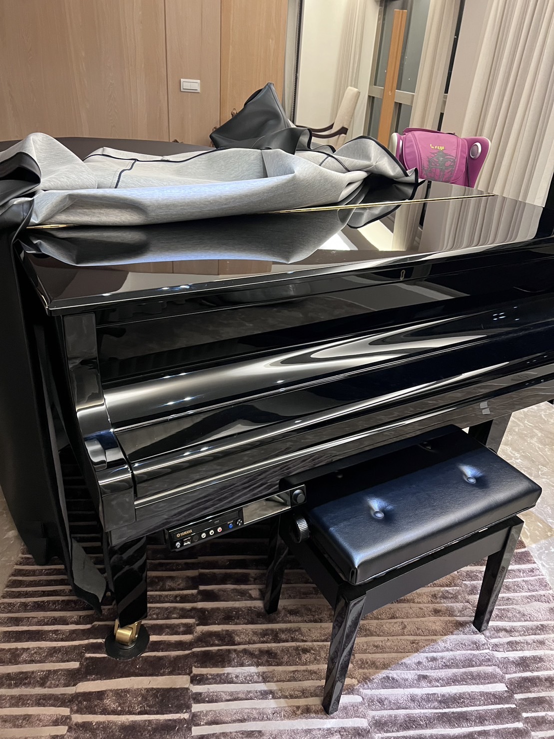 （已售出） 超新2019年出廠  日本製 YAMAHA C3  SH3 Disklavier  3號 平台演奏鋼琴 原廠自動演奏+靜音系統  ( 全新買140萬 )