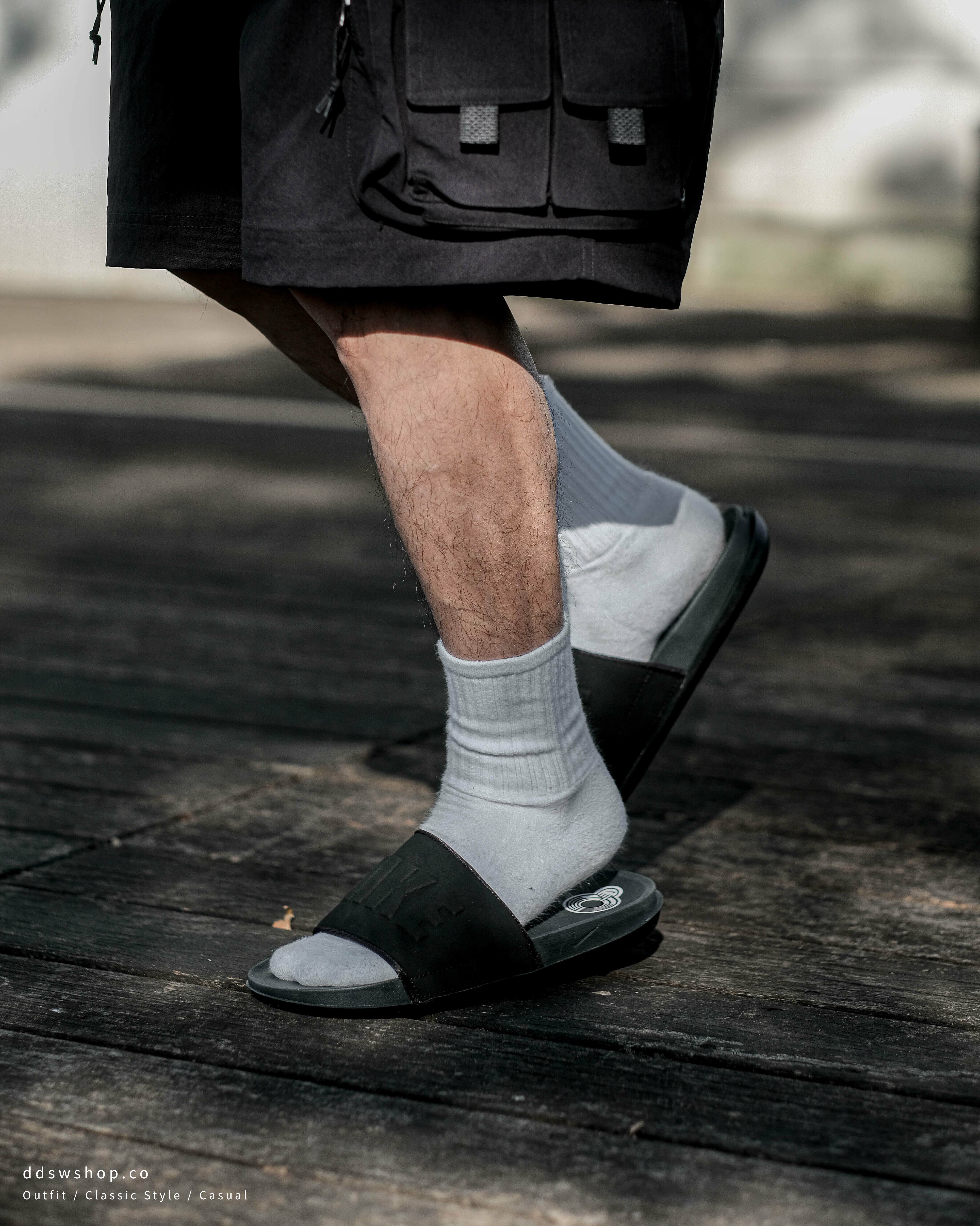 Nike Slide 拖鞋 泡棉 立體 Logo 全黑 BQ4639-003 白字 BQ4632-010