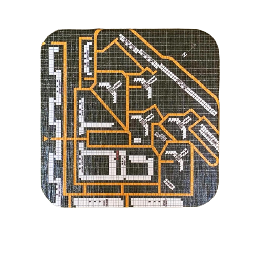 印象交易所 Wemember HK 珪藻土石紋杯墊 - 只是昔日的座標| 蘇屋邨| 凹凸手感| 送禮自用 | 香港設計 台灣製造