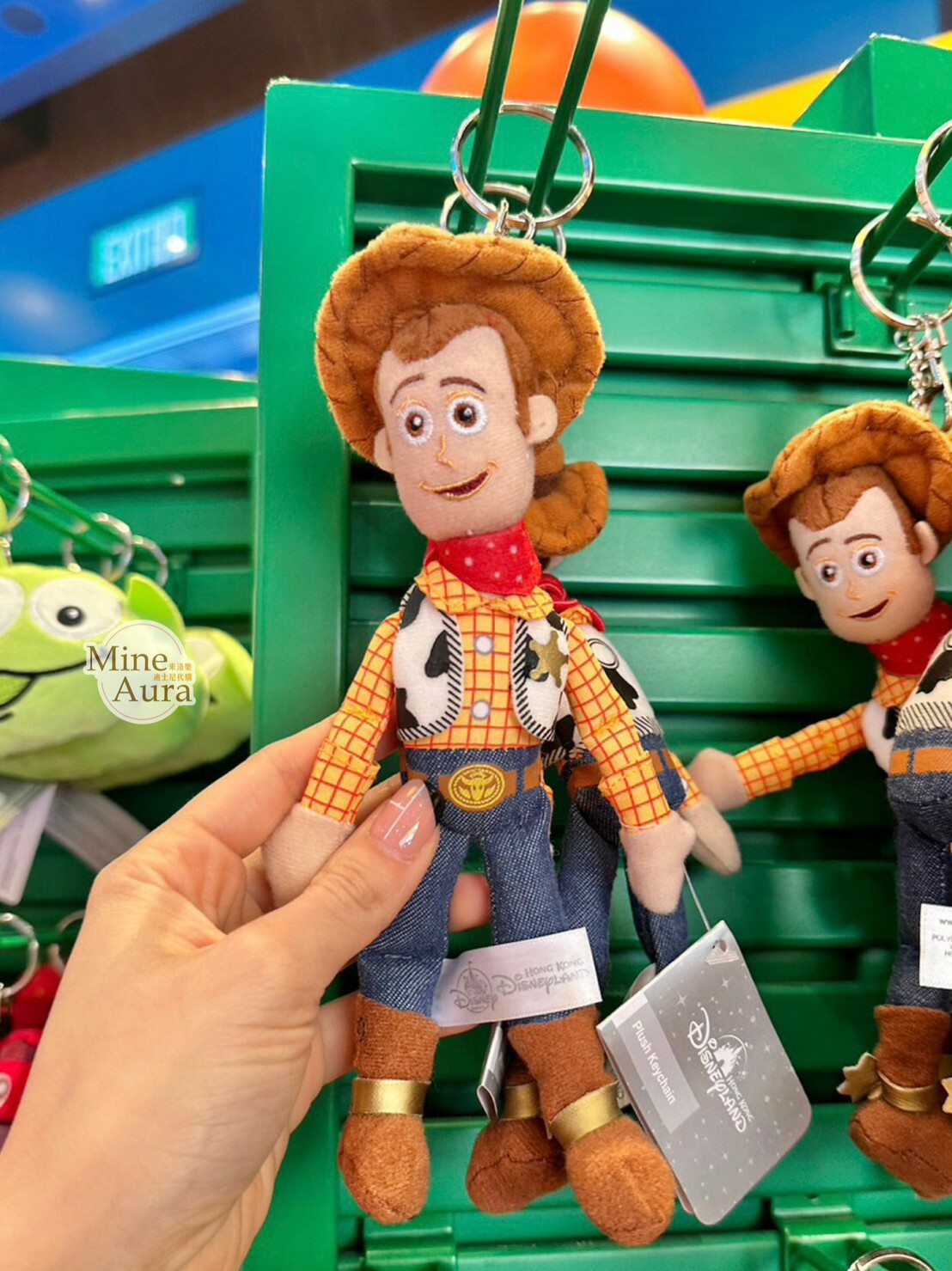 胡迪 Woody 絨毛 鑰匙圈 吊飾 玩具總動員 Toy Story -香港迪士尼樂園