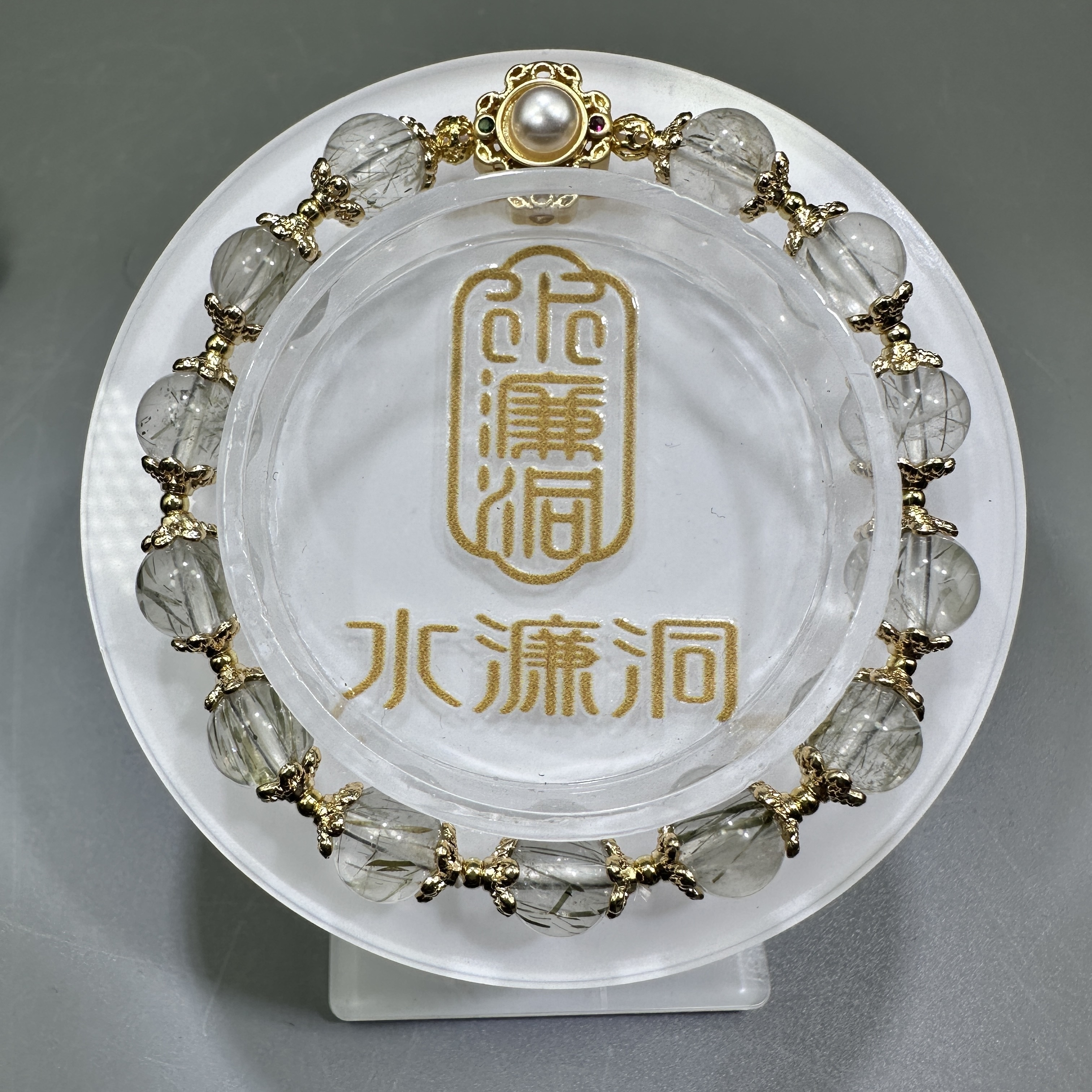 金髮晶設計手串A