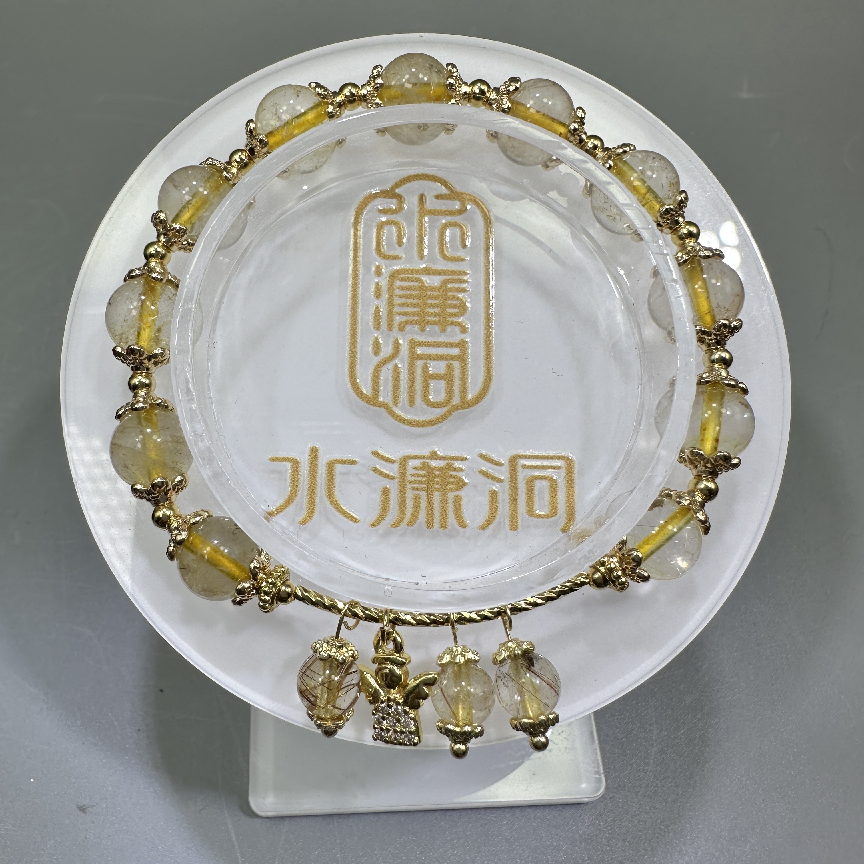 金髮晶設計手串B