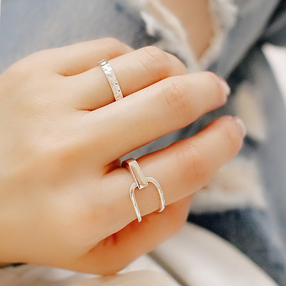 約定純銀戒指/SR958 簡約個性 食指戒 聖誕禮物禮盒 交換禮物 925純銀飾品