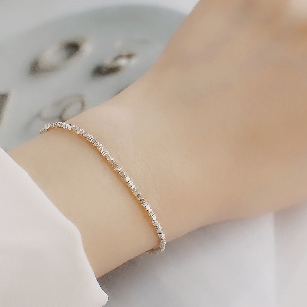 銀河碎片純銀手鍊/SB041