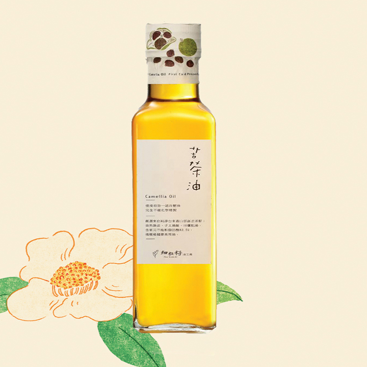 細粒籽油工房-100%冷壓苦茶油(進口籽)