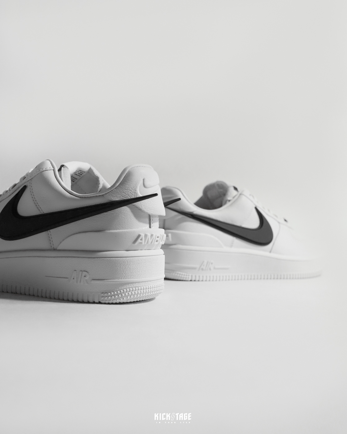<特價不退換> AMBUSH x NIKE AIR FORCE 1 LOW 白色黑勾 黑白 低筒 時尚休閒鞋【DV3464-002】