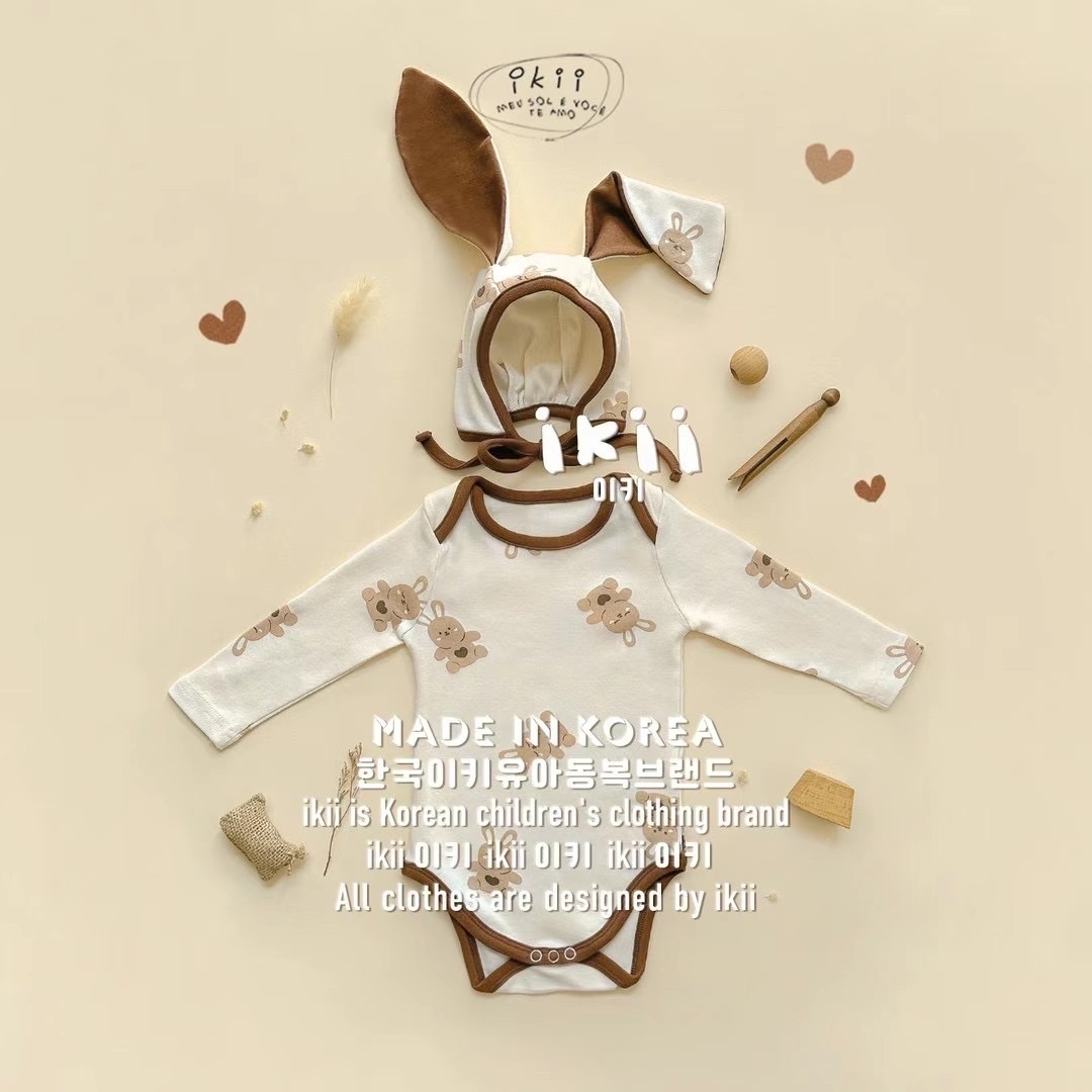 (現貨) ikii兔仔衫仔set (連帽仔)