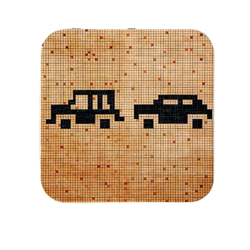 印象交易所 Wemember HK 珪藻土石紋杯墊 - 覆蓋記認的指示| 秦石邨| 凹凸手感| 送禮自用 | 香港設計 台灣製造