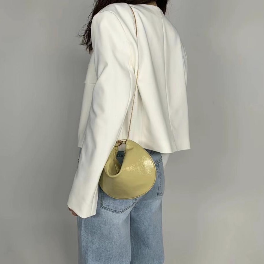 韓國設計師款 牛皮鍊條包