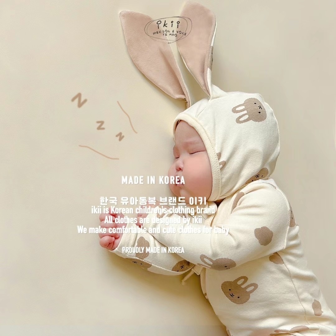 (現貨) ikii兔仔衫仔set (連帽仔)