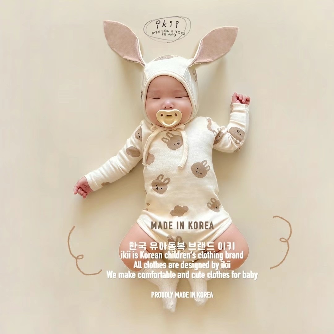 (現貨) ikii兔仔衫仔set (連帽仔)