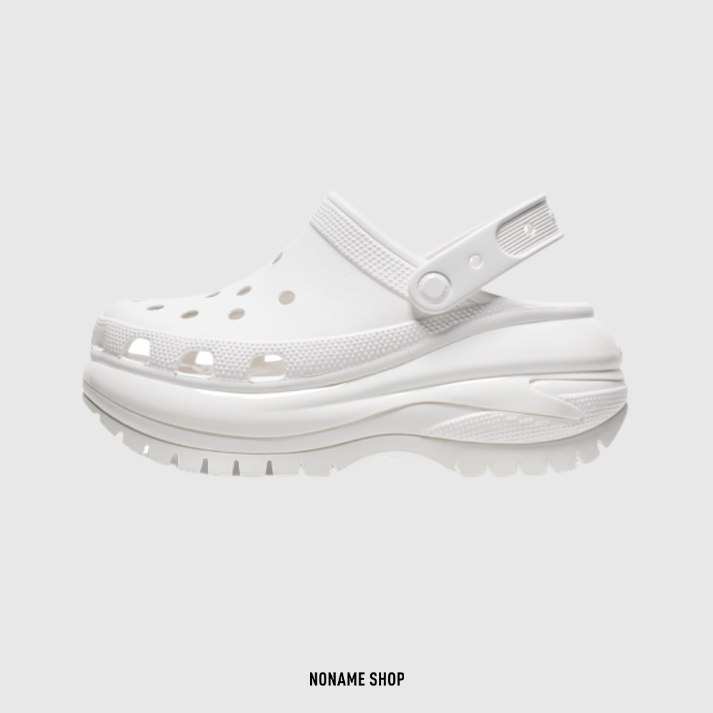 CROCS Mega Crush 經典 光輪 厚底 洞洞 拖鞋 (女款)