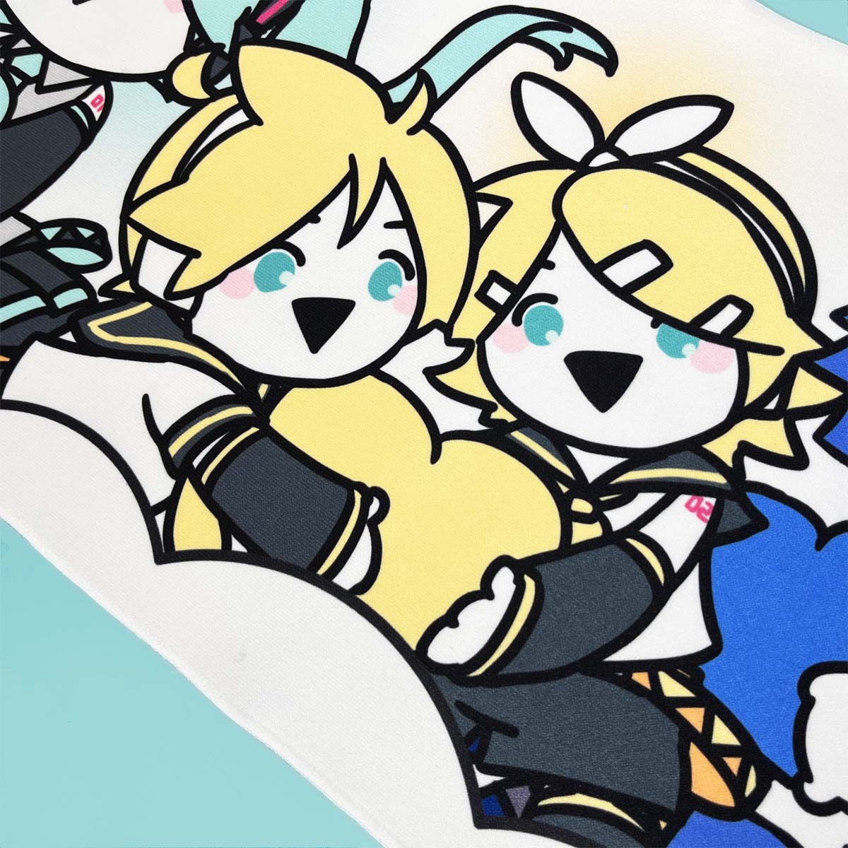 初音未來 x 超級好動的兔子-毛巾-全員款