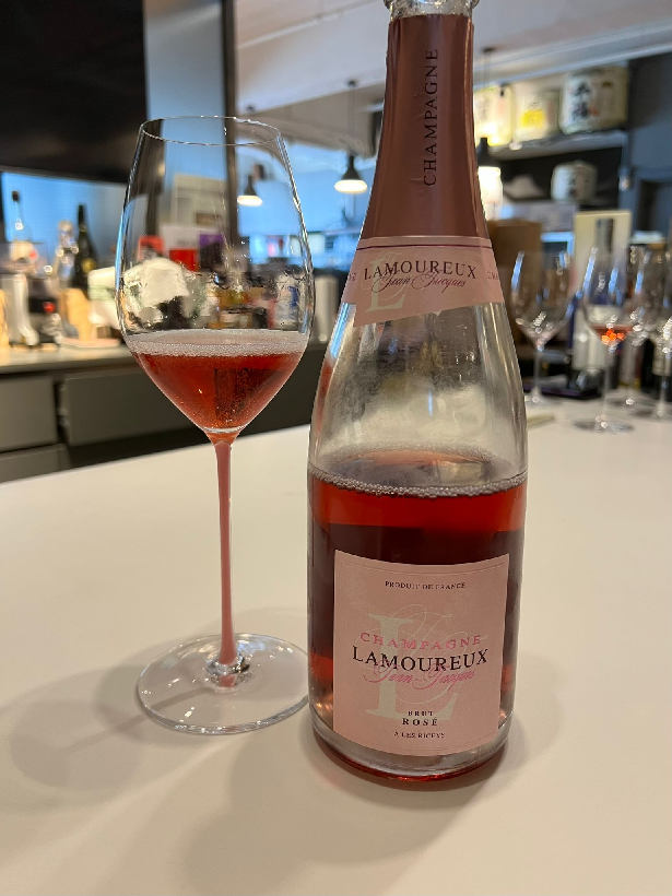 Champagne Lamoureux - Cuvée Rosé - Brut - 90% Pinot Noir et 10