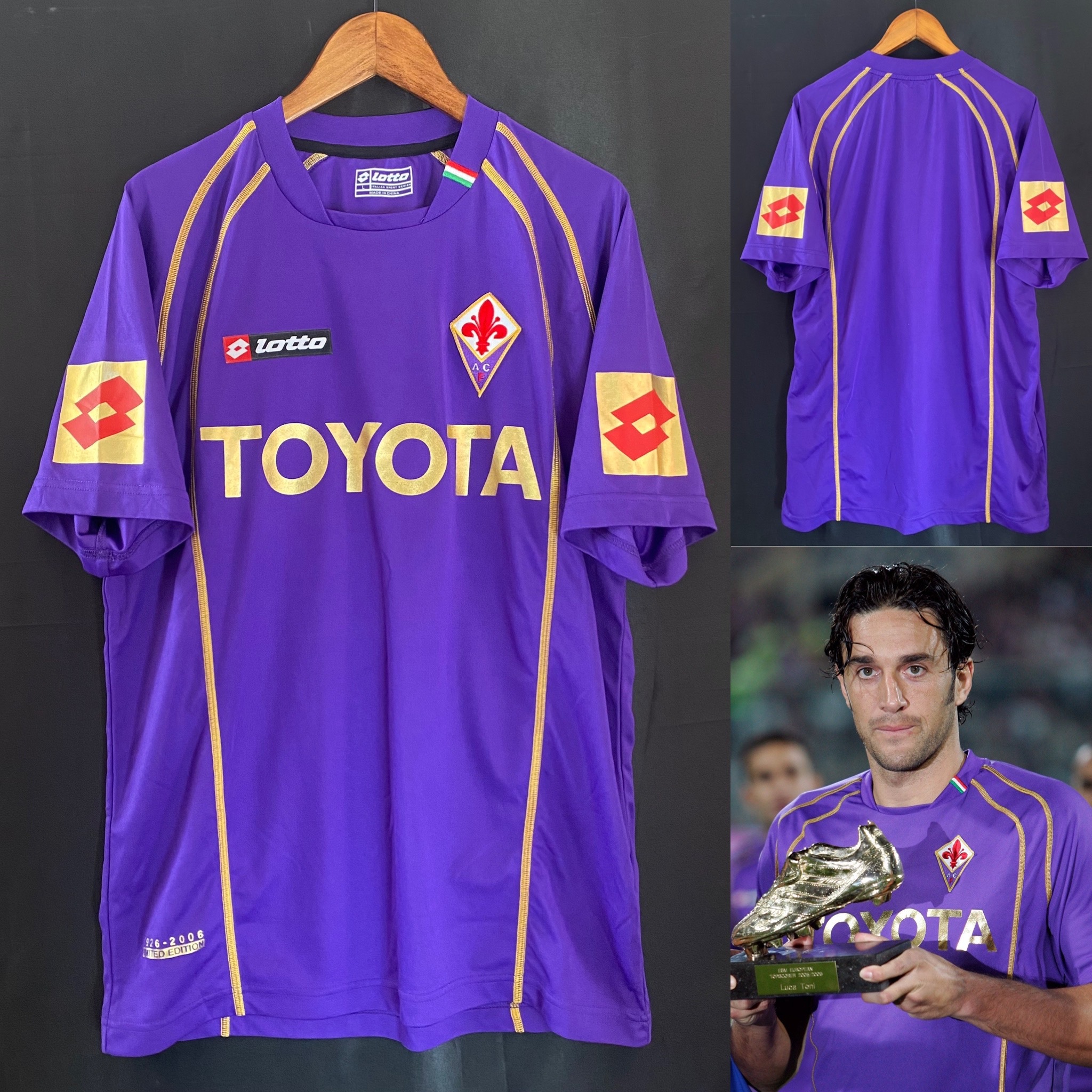 Fiorentina 2006-2007 80th Anniversary Lotto Home shirt