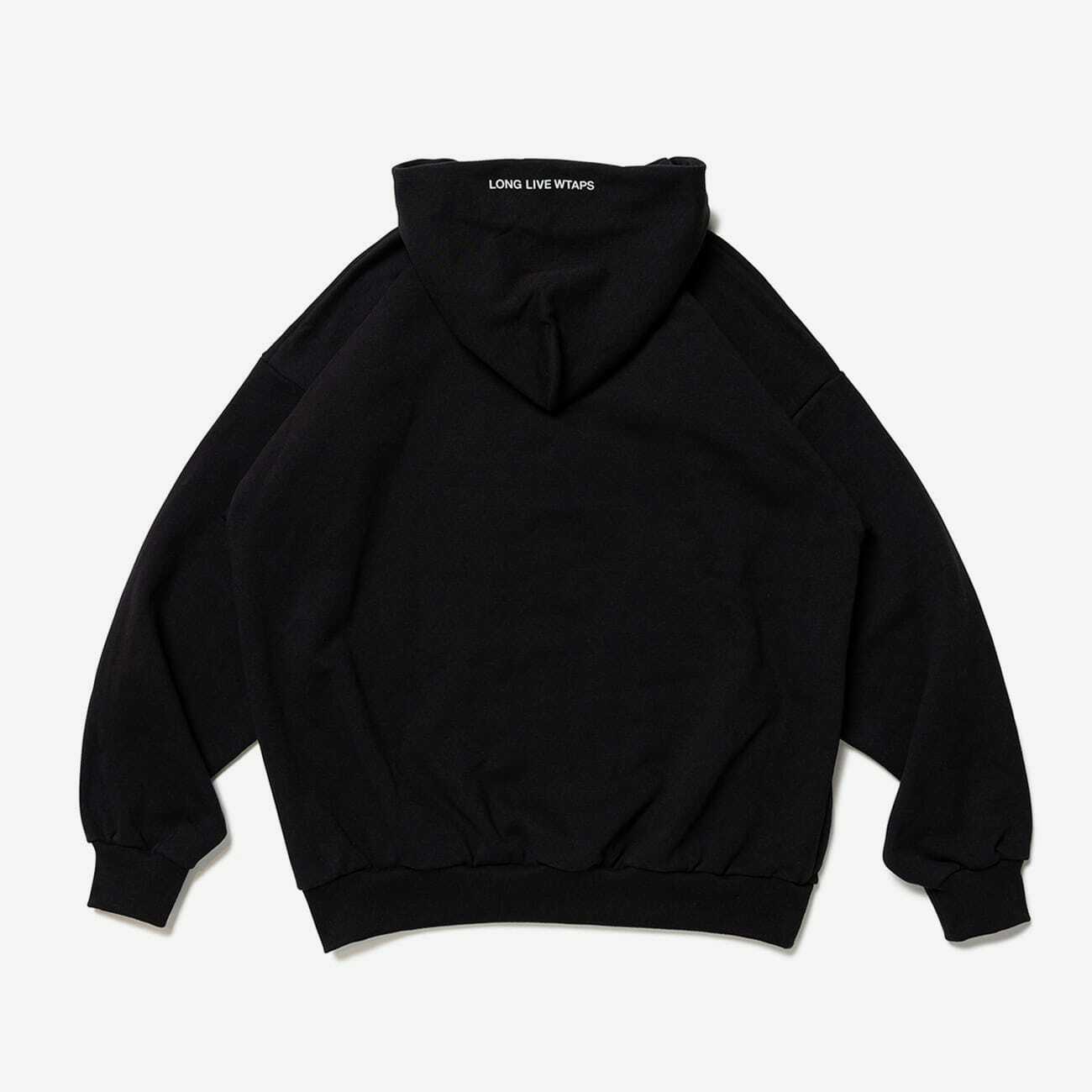 WTAPS LLW HOODY COTTON BLACK L-