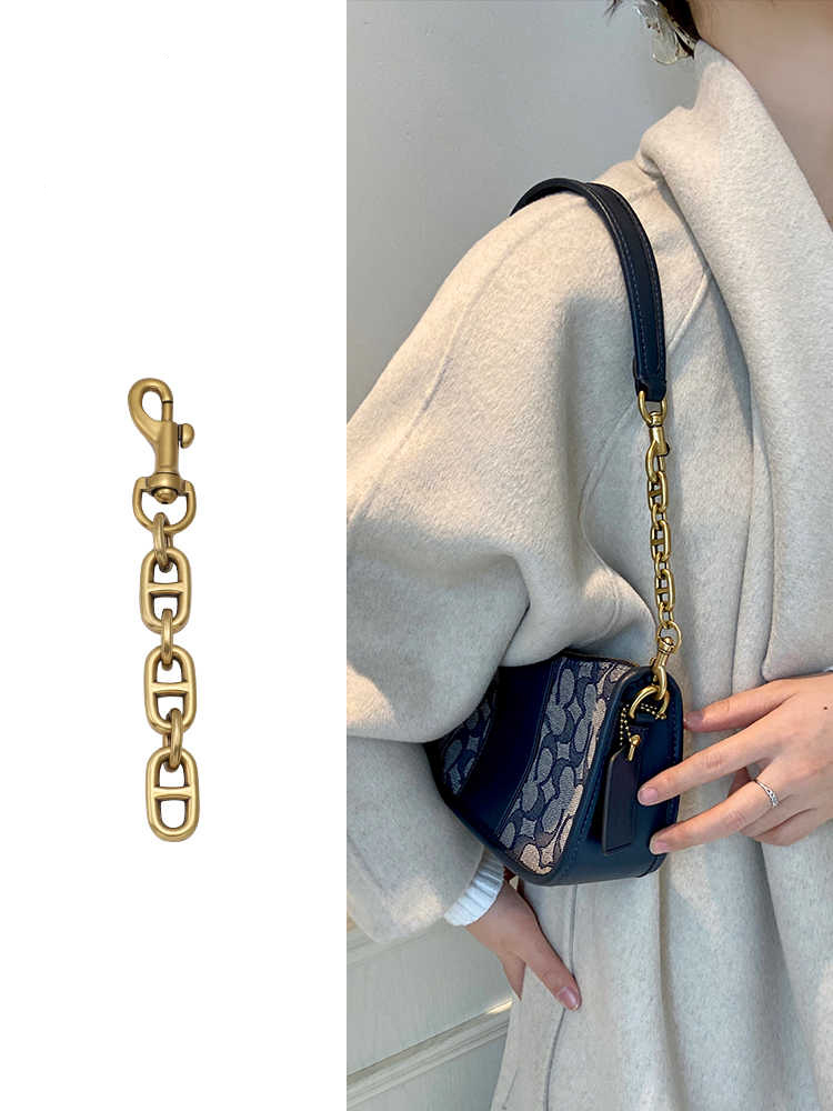 寇池延長鏈肩帶配件包包改造短鍊子老花改腋下鏈條包鏈