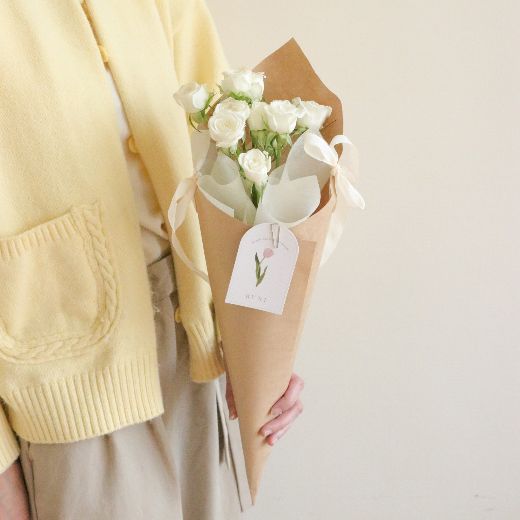 「玫瑰」冰淇淋甜筒花束🍦