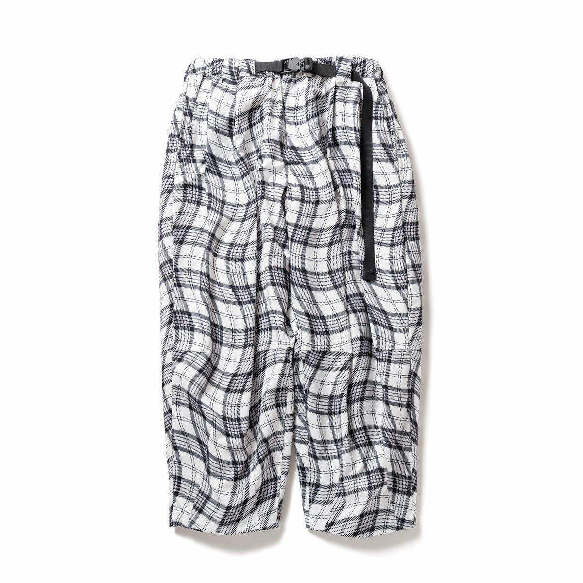 a　 TBPR WAVY PLAID BALLOON PANTS TBPR 23S/S WAVY PLAID BALLOON PANTS