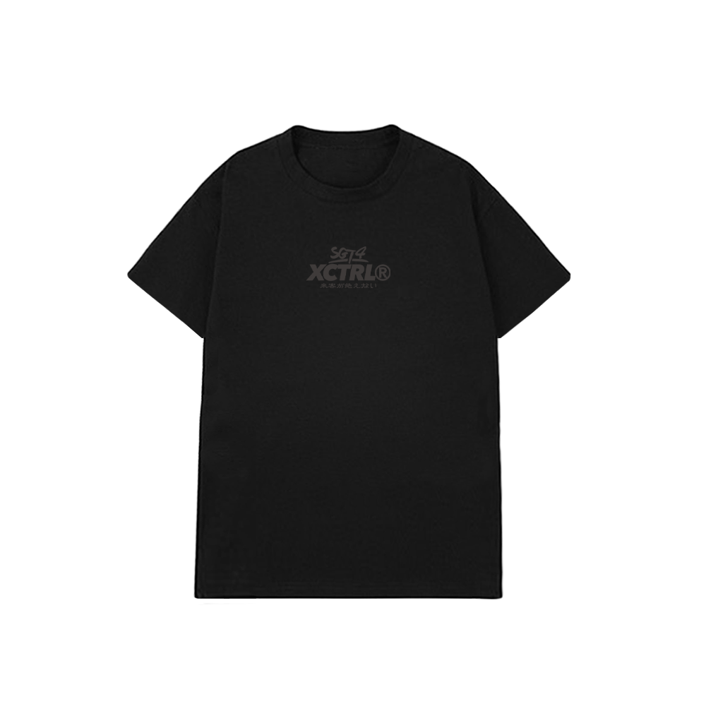 XCTRL x SGT4活塞不倒翁聯名短T-黑