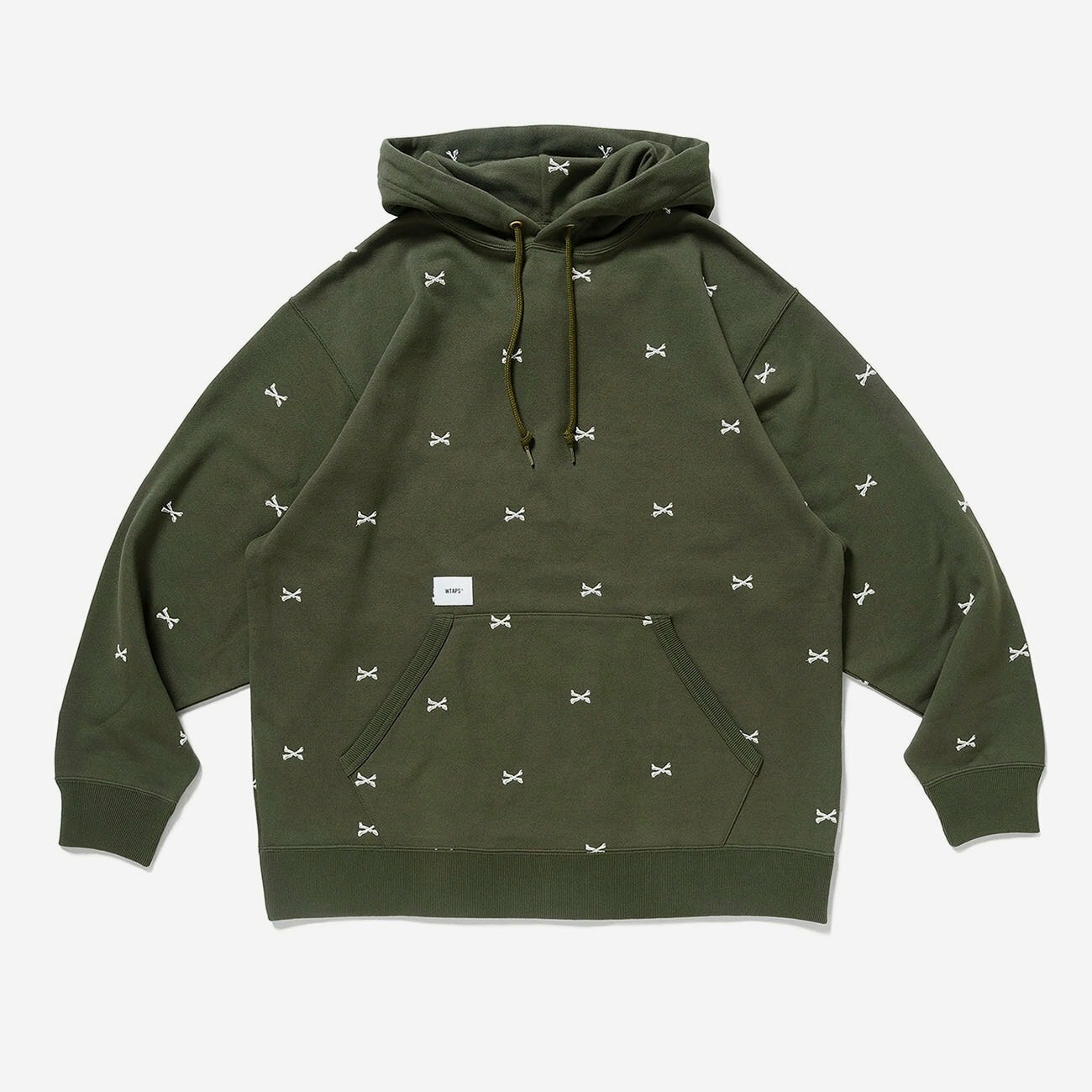 2022AW WTAPS ACNE HOODY CTPL TEXTILE 帽T 2色 滿版 刺繡 骨頭 現貨