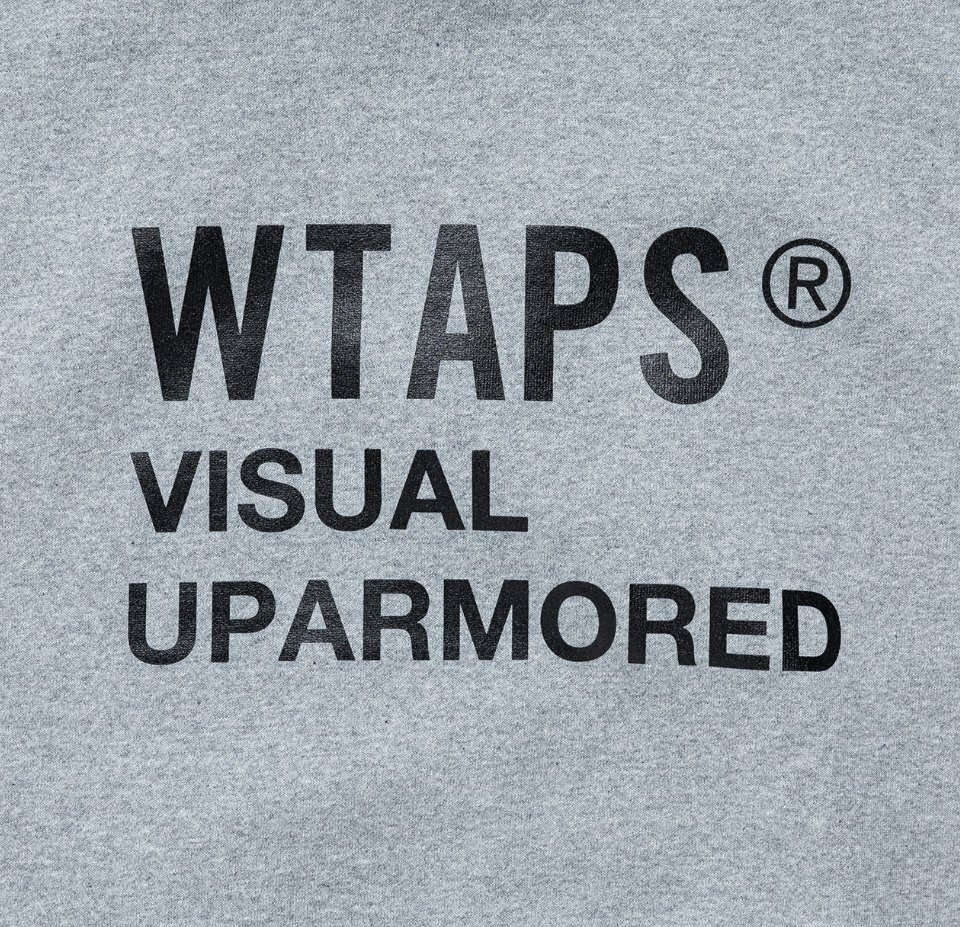 2022AW WTAPS VISUAL UPARMORED HOODY COTTON 側邊LOGO 目錄隱藏款