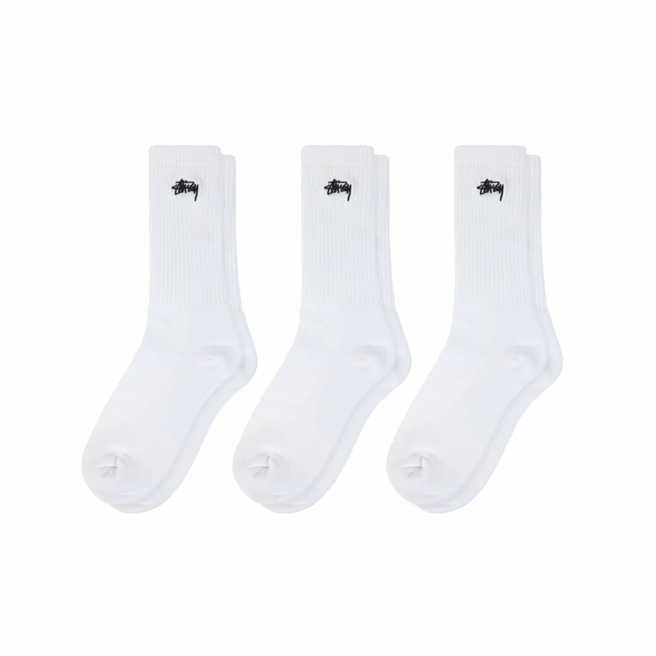 2025AW STUSSY STOCK CREW SOCK PACK 138775 長襪 襪子 三雙一組