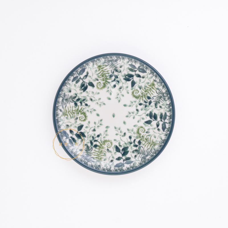 圓盤-Ø12.5cm-蕨類植物