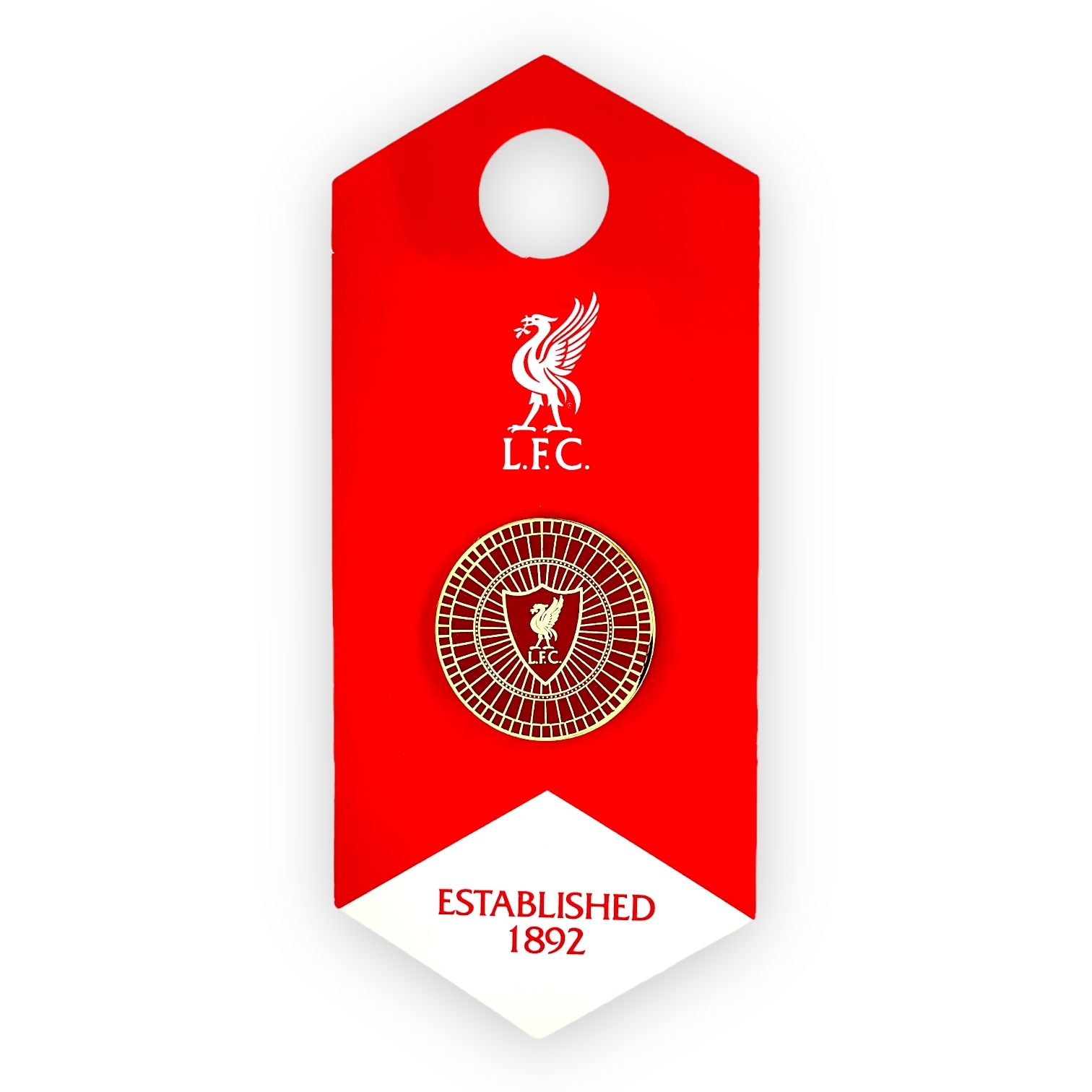 利物浦大紅金花紋襟章