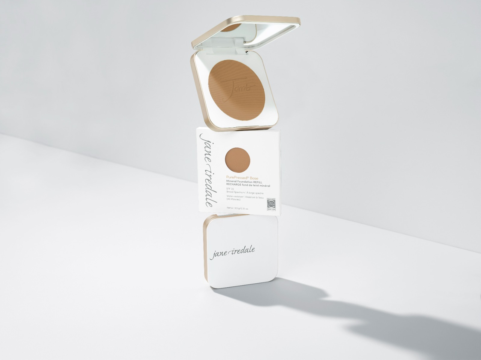 Jane Iredale 四合一礦物質奇幻粉餅 SPF20 (連新包裝粉盒) PurePressed ® Base Mineral Foundation