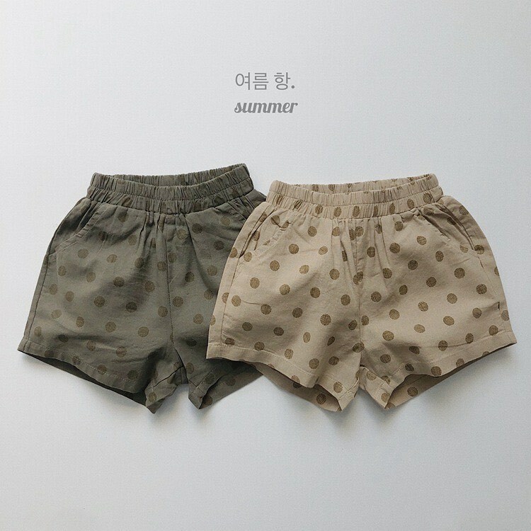 日系基礎款圓點短褲