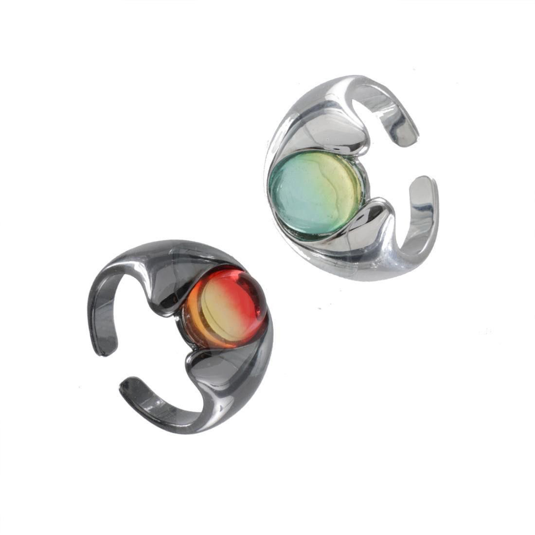 【ACWZ1】日落漸層透光開口設計戒指