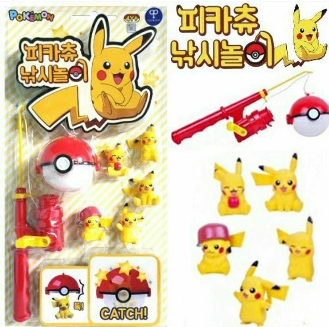 韓國比卡超釣魚玩具