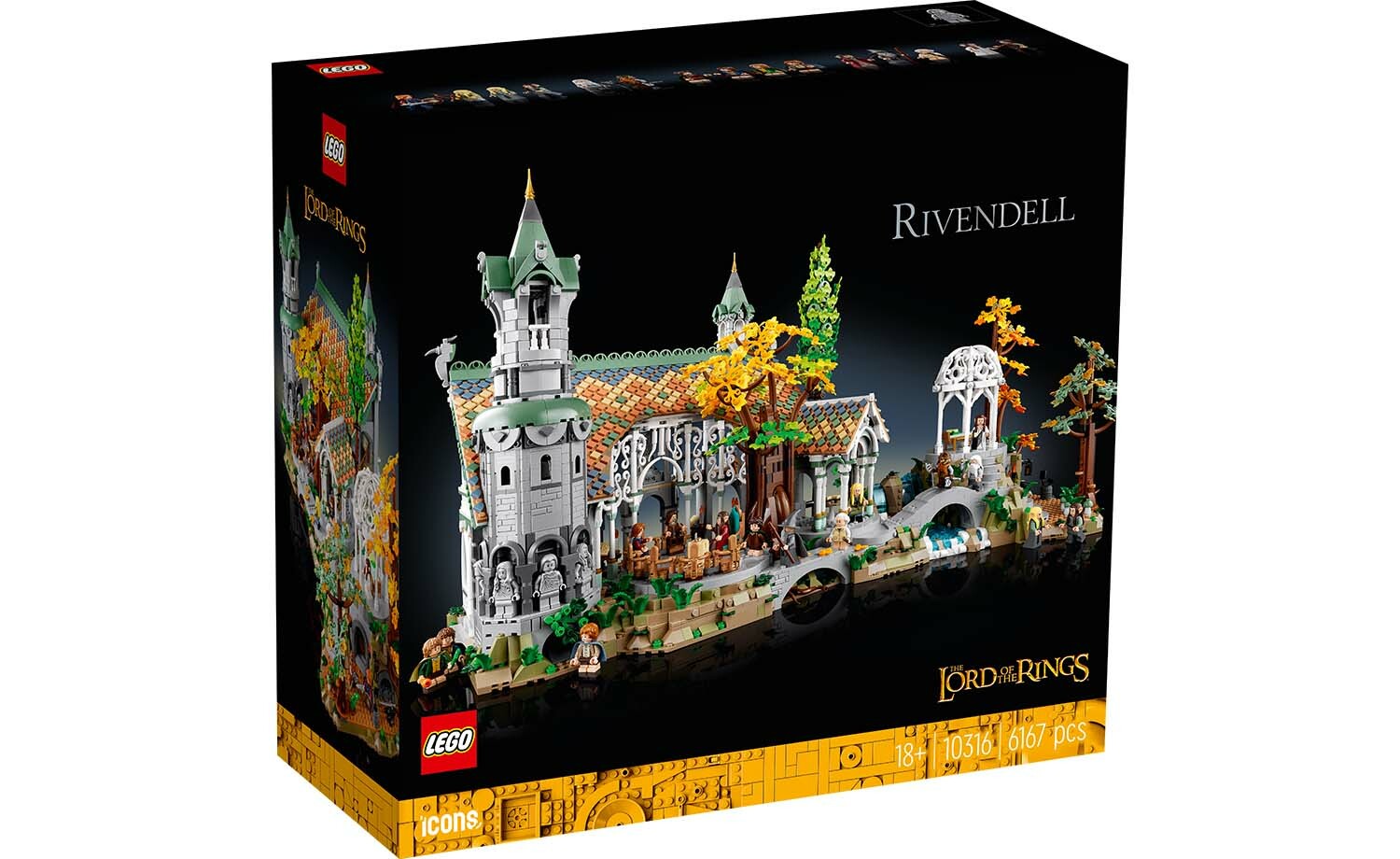 [飛米樂高積木專賣店] LEGO 10316 ICONS 魔戒 瑞文戴爾 系列 THE LORD OF THE RINGS: RIVENDELL
