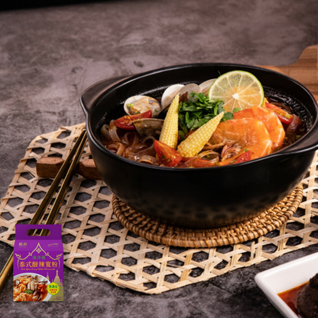 Tom Yum Gung Wide Vermicelli