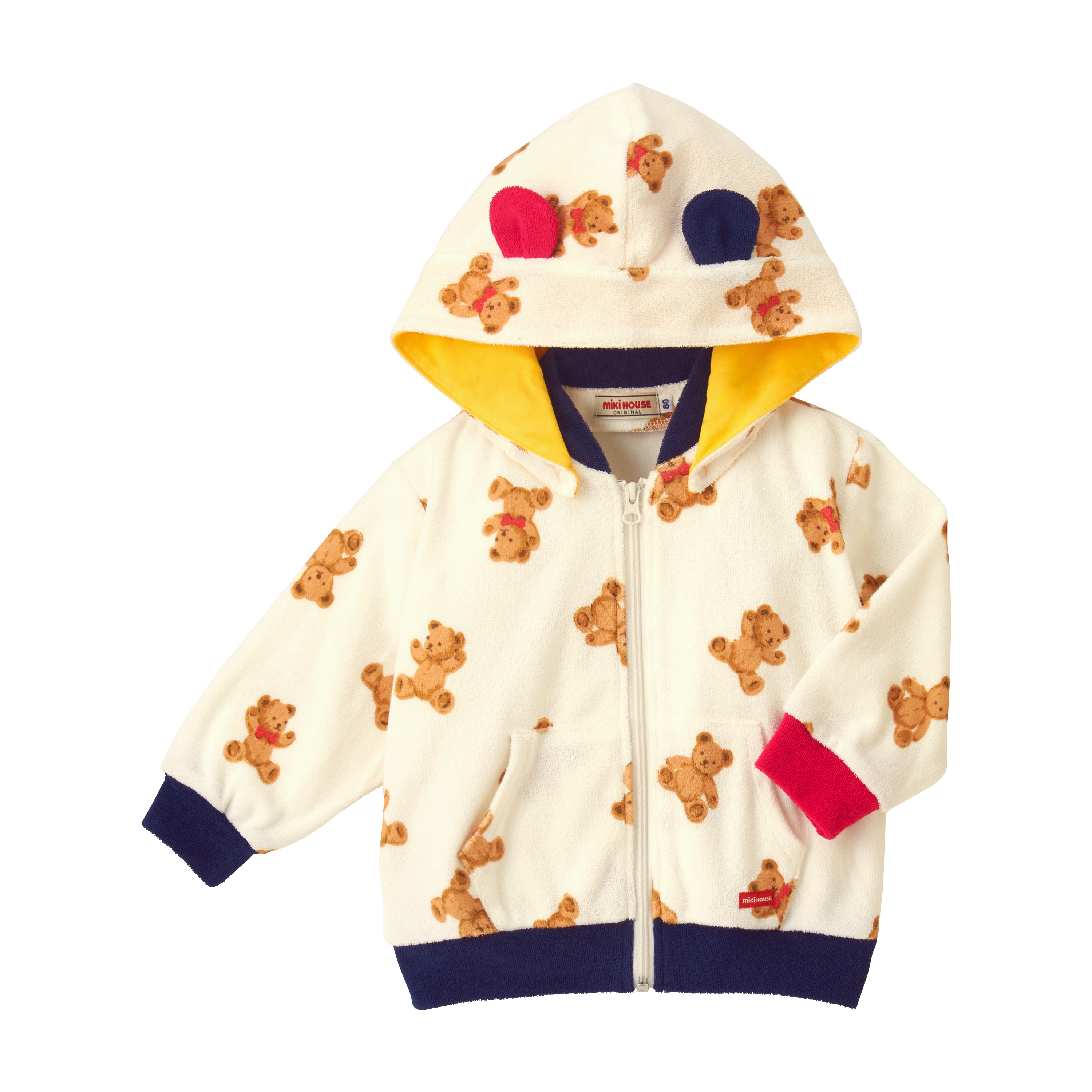 小熊立體耳朵全團外套