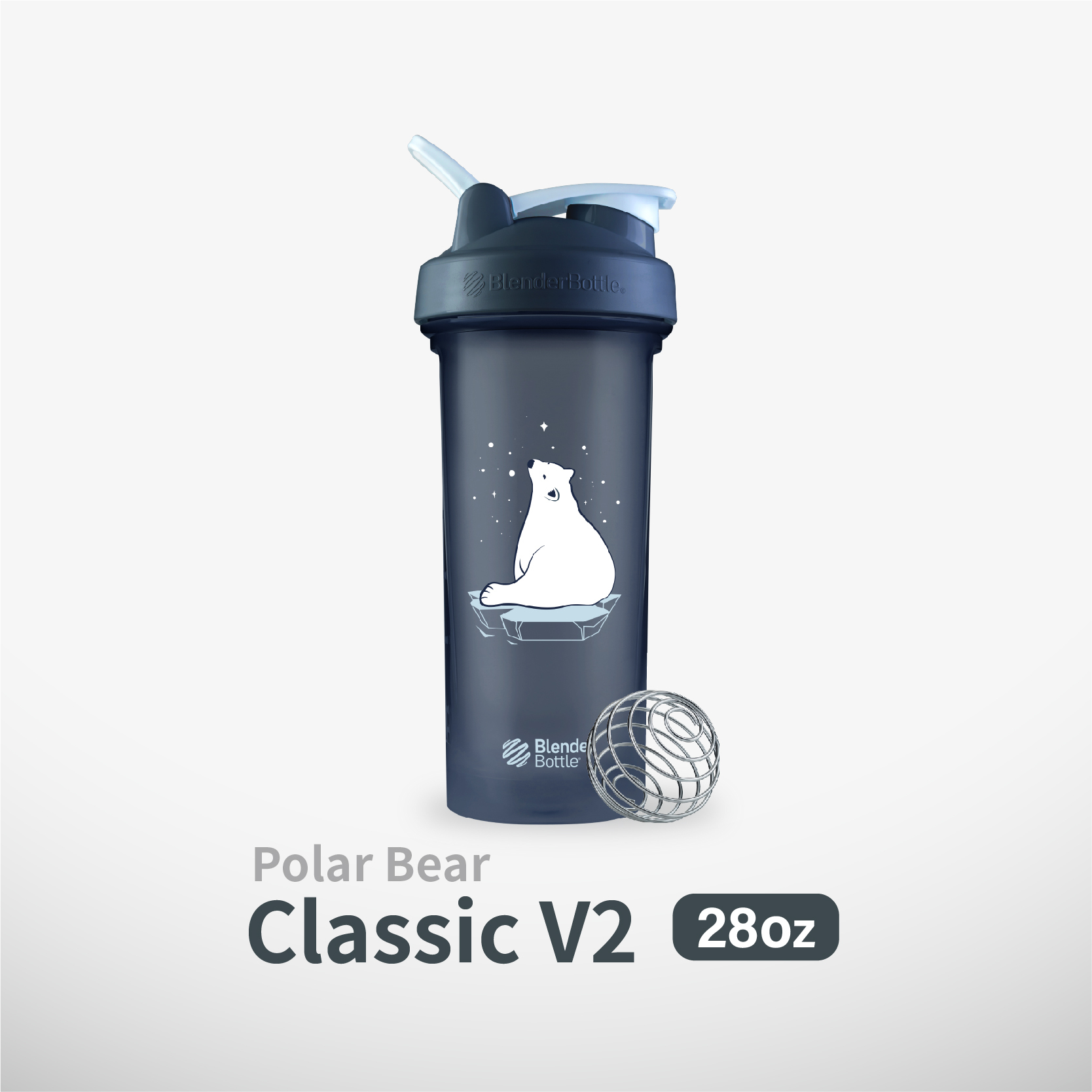 Blender Bottle® Classic™ V2【極地系列】28oz | 北極熊