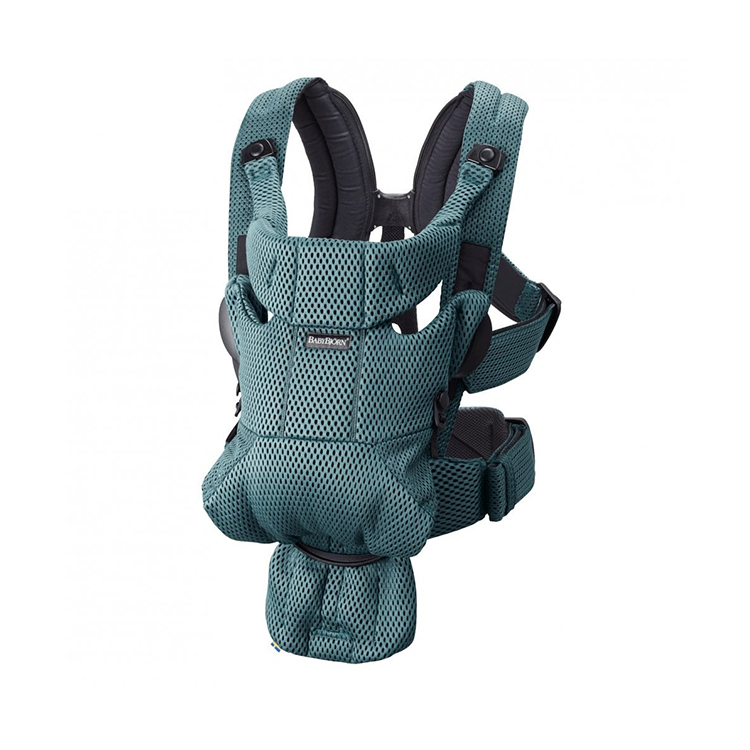 Babybjorn - 3D透氣Move 嬰兒揹帶 (灰綠色)
