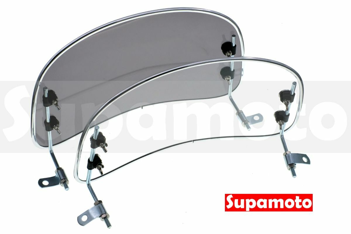 -Supamoto- 通用擋風鏡—F (燻黑/透明/風鏡/速可達/復古/CB350/SUI/4MICA/大樂/JEGO/機車改裝)