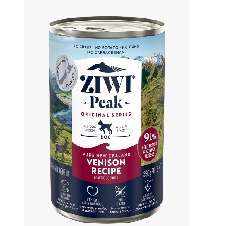 ZIWI® Peak Wet Dog Food Venison Recipe．170g/390g