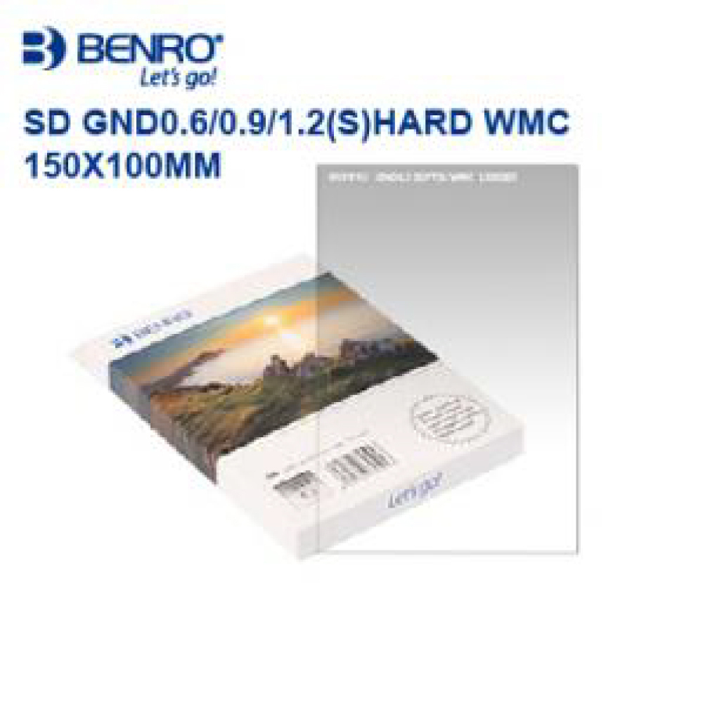【BENRO百諾】SD GND 0.6/0.9/1.2(S)HARD WMC-150x100mm 方形漸層減光鏡