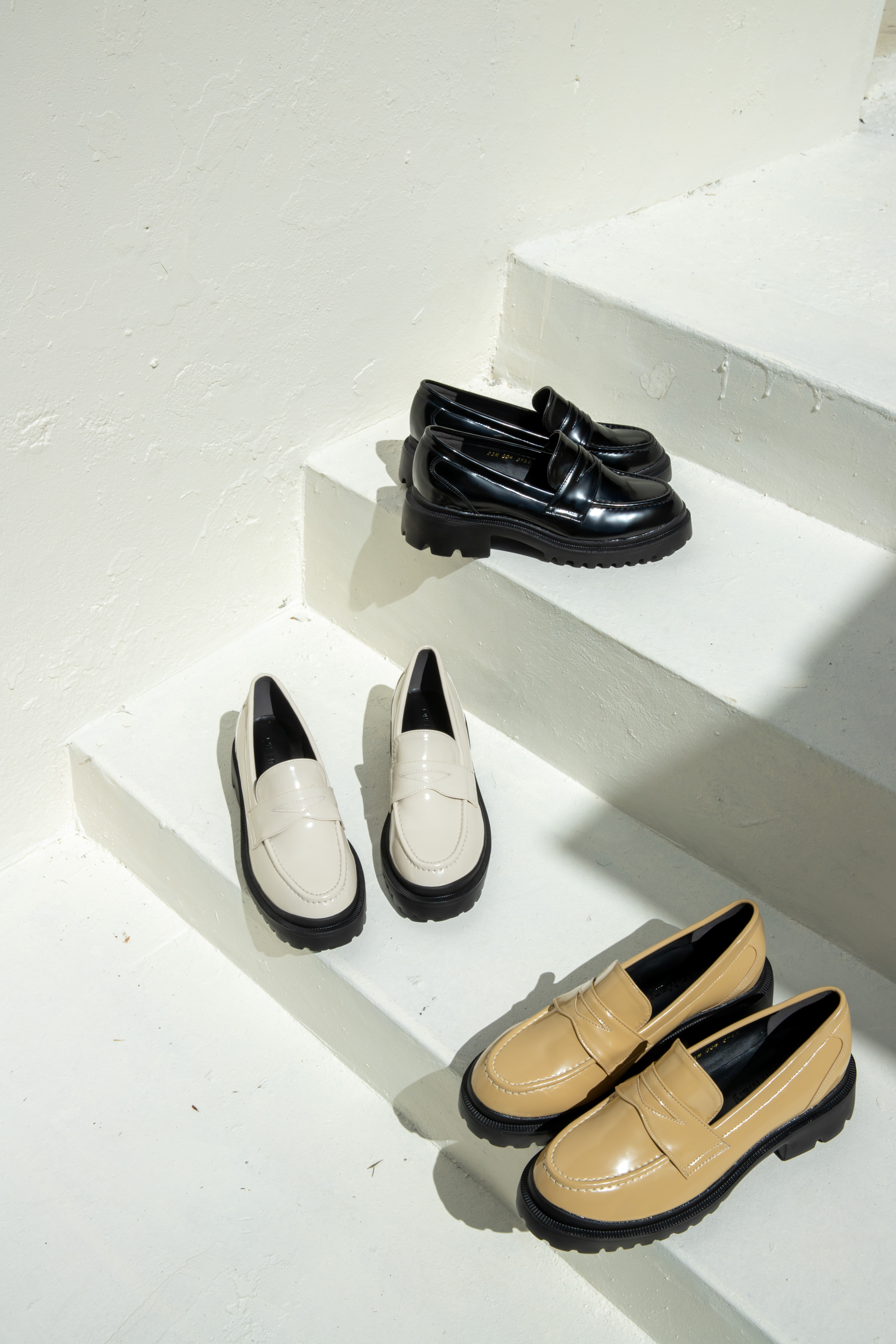 增高厚底簡約樂福鞋（3色）