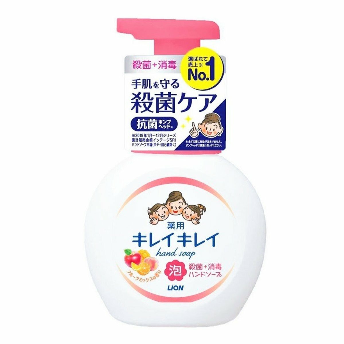 獅王 - 抗菌泡沫洗手液(果香味) 250ml (平行進口)