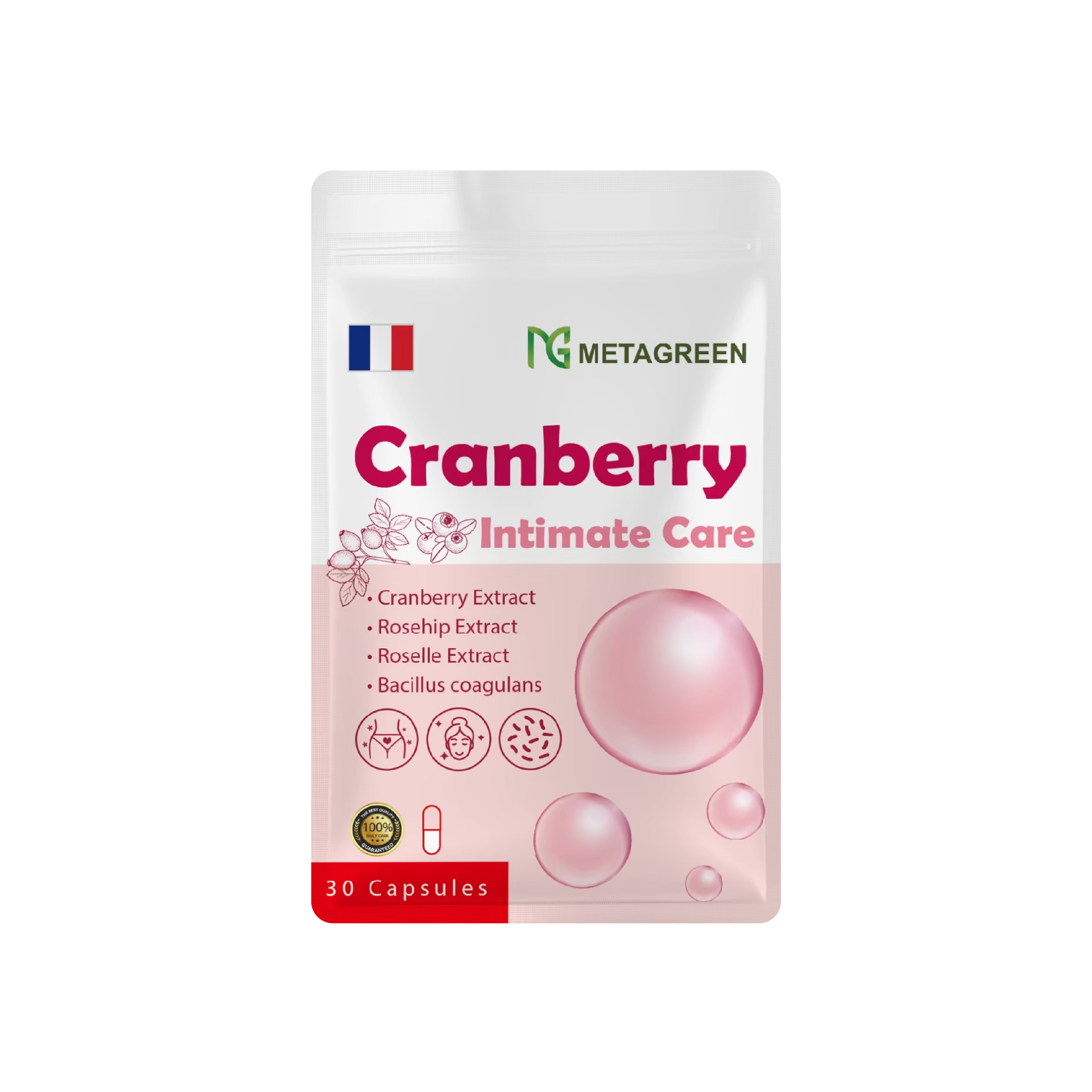 【蔓蔓變美】蔓蔓美蔓越莓益生菌(30粒/袋)