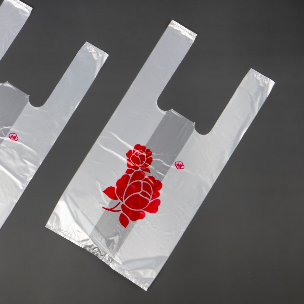 塑膠背心袋-白花 4兩 17號